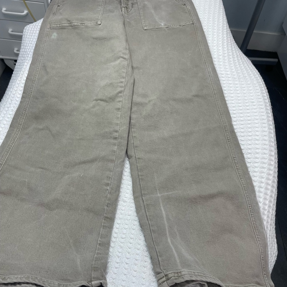 American Eagle Outfitters Beige Stretch Pants